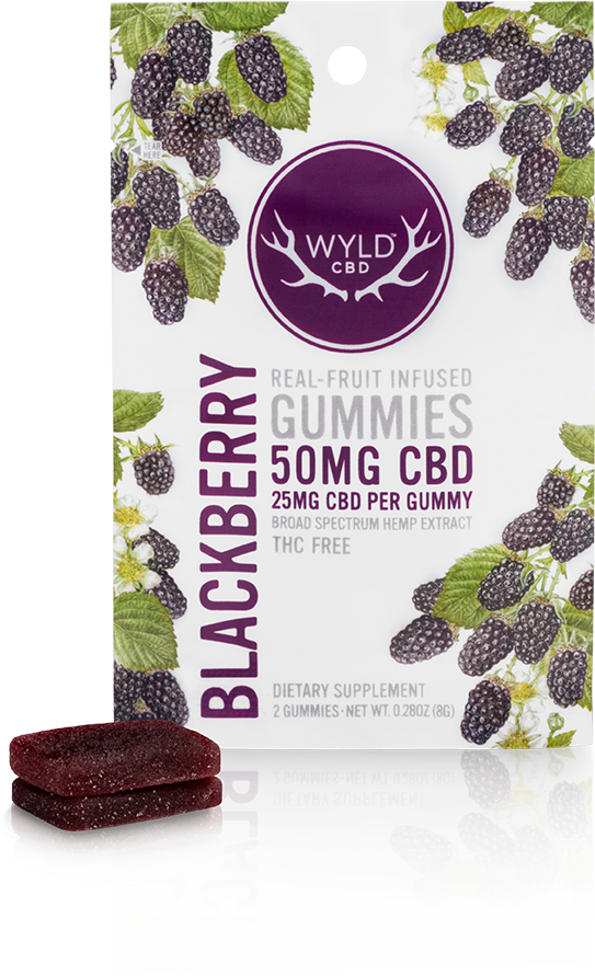 WYLD  CBD Real Fruit Infused CBD Gummies (50MG - 1000MG) - Headshop.com