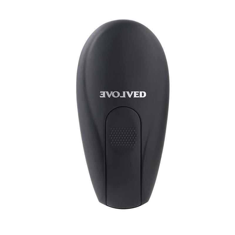 Evolved Thrust In Me Thrusting Vibrating 9.25 in. Dildo Dark