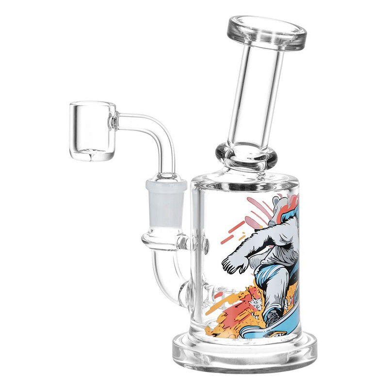 Sub-Zero Shredder Polar Bear Glass Dab Rig - 6.25" / 14mm F - Headshop.com