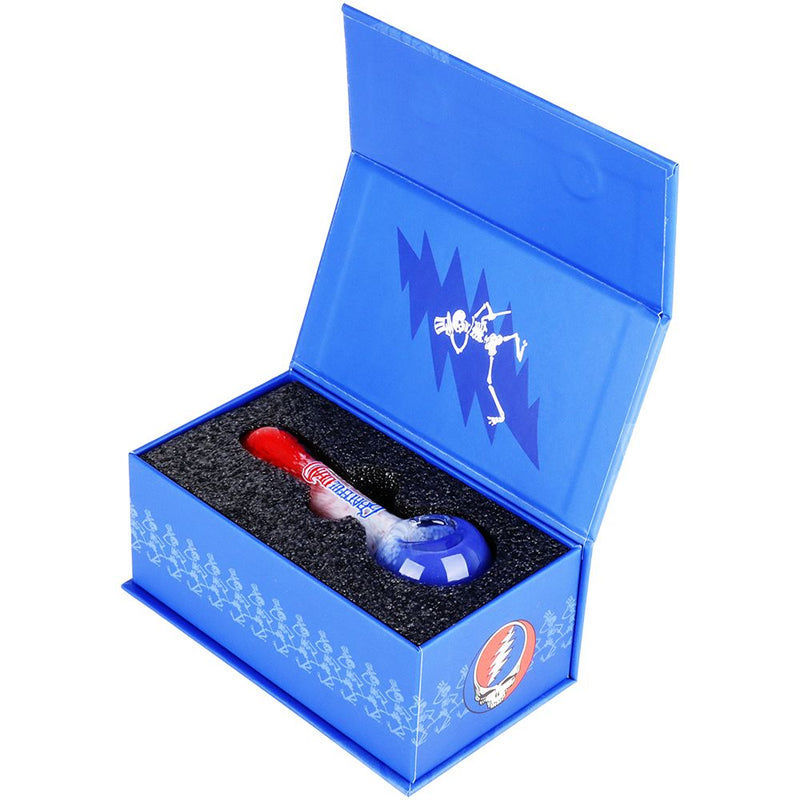 Grateful Dead x Pulsar Grateful Frit Glass Spoon Pipe - 4.5"