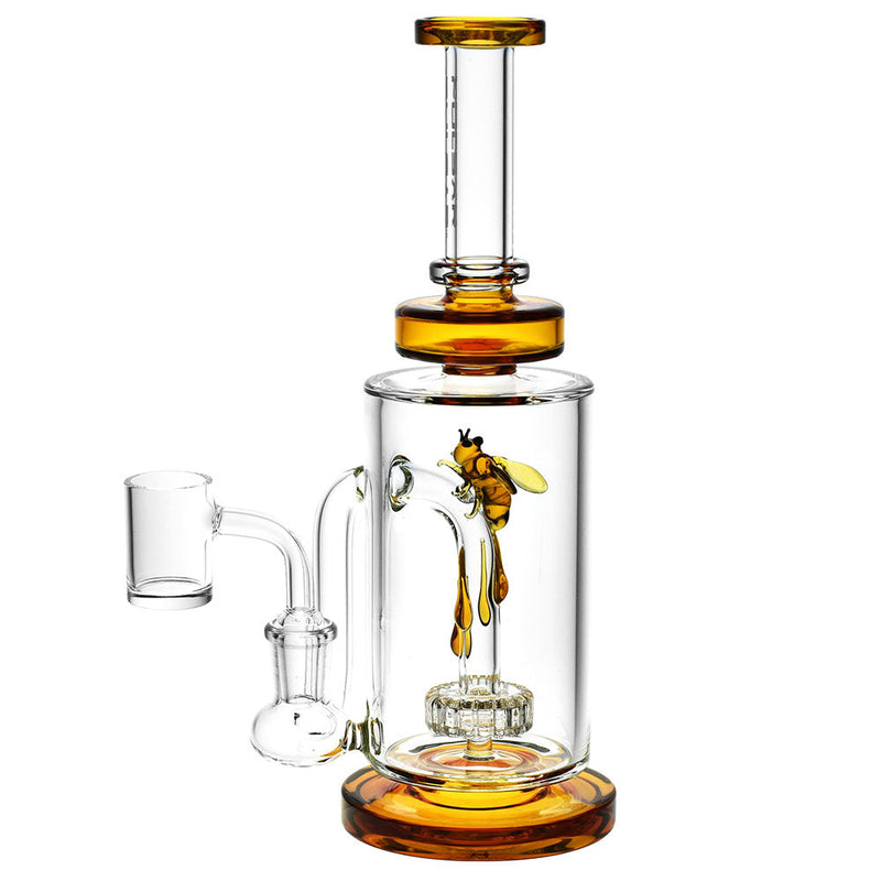 Pulsar Drop Down Bee Dab Rig - 14mm F/8.75"/Colors Vary - Headshop.com