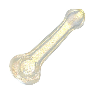 Sparkling Lemonade Crackle Glass Spoon Pipe - 4.75" - Headshop.com