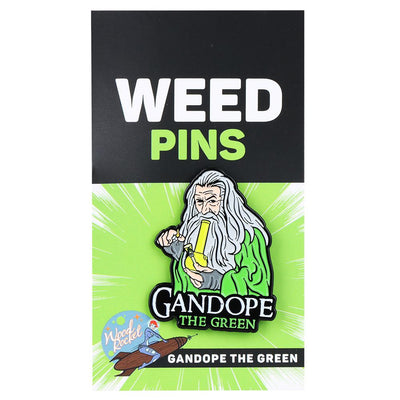 Wood Rocket Soft Enamel Lapel Pin - Gandope The Green