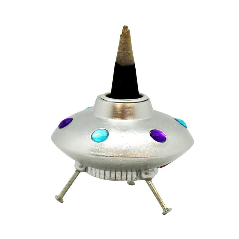 Space Ship Backflow Incense Burner - Headshop.com