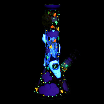 Pulsar Spaceman Beaker Water Pipe - 10" / 14mm F - Headshop.com