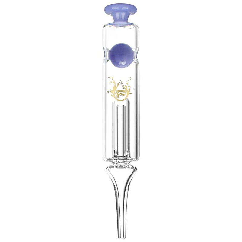 Pulsar Ball Bubbler Glass Dab Straw | 7.75" - Headshop.com