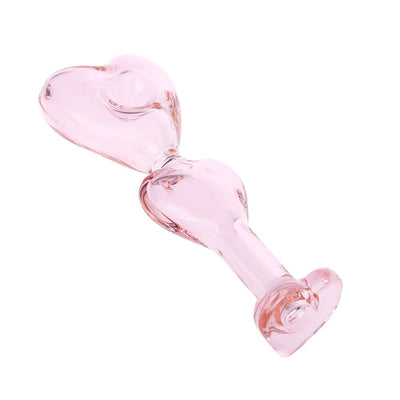 Double Love Glass Hand Pipe - 5.5"