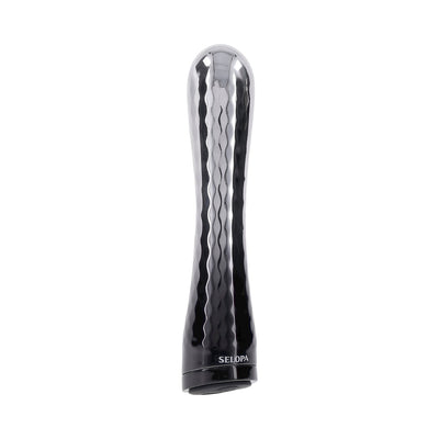 Selopa Silverado Rechargeable Vibrator ABS Plastic & Silicone Silver/Black