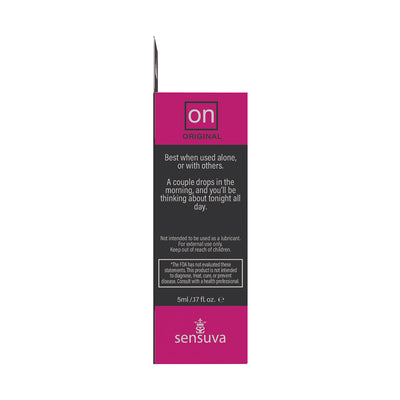 Sensuva ON Original Arousal Oil 5 ml Large Box