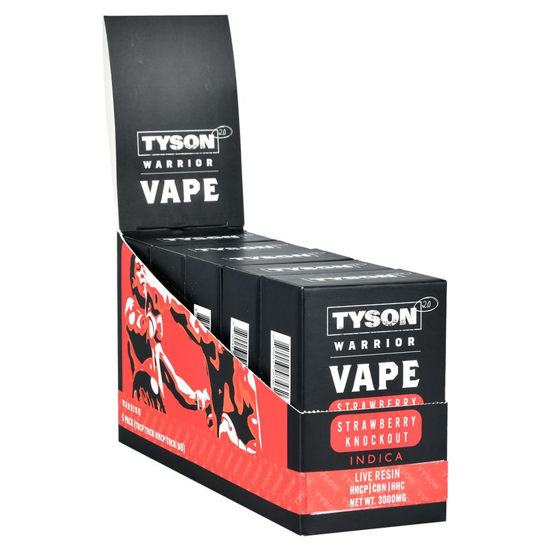 TYSON 2.0 Warrior Live Resin Disposable Vape | 3g | 5ct Display - Headshop.com