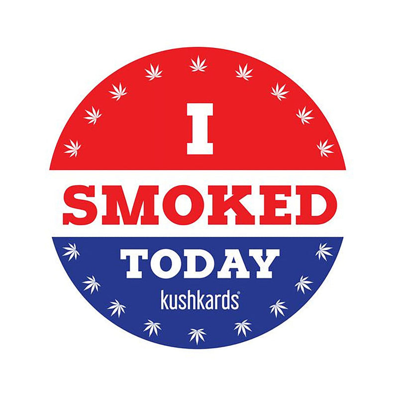 I Smoked Today Sticker 3-Pack KushKards - Headshop.com