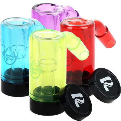 Pulsar Neon Brights Glass Oil Reclaimer | 2.75" | 14mm | Assorted Colors | 4ct Bundle