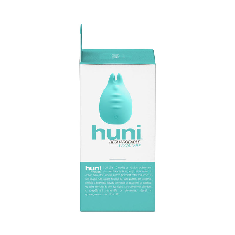 VeDO Huni Rechargeable Finger Vibe Tease Me Turquoise