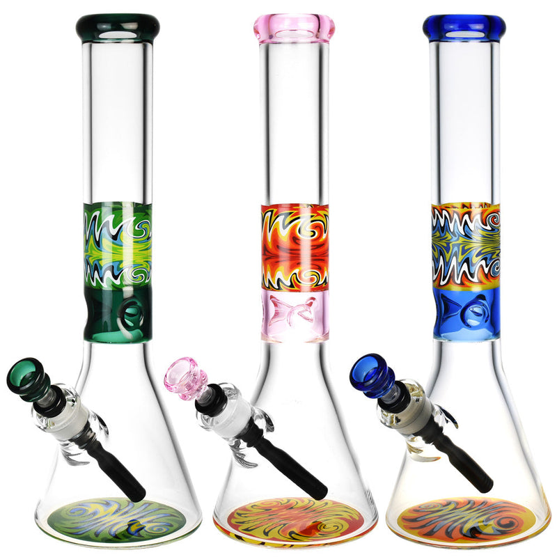 Sentience Wig Wag Beaker Water Pipe -14.75" - Headshop.com