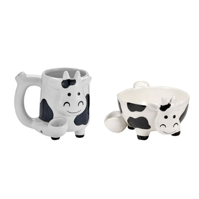 cow bowl and cow mug - Headshop.com