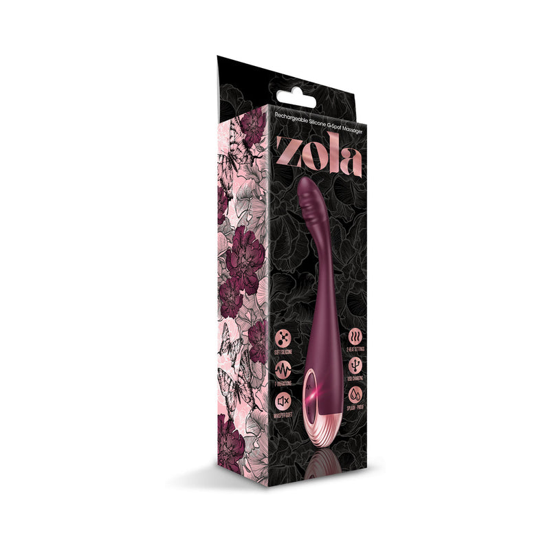 Zola Rechargeable Silicone Warming G-Spot Massager