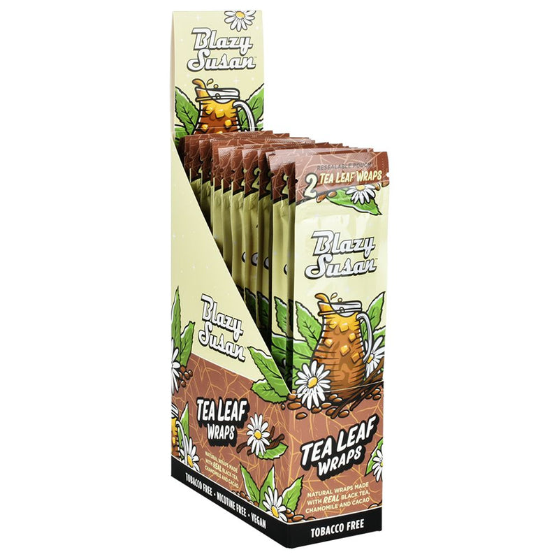 Blazy Susan Tea Leaf Wraps - 2pc 25CT - Headshop.com