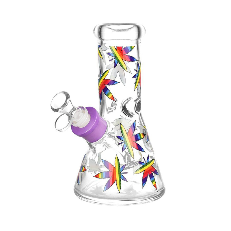 420 Celebration Glass Beaker Water Pipe | 8" | 14mm F - Headshop.com