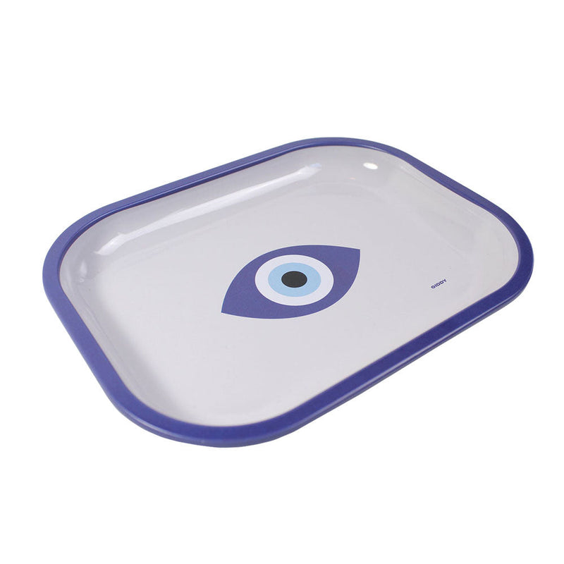 Giddy Evil Eye Rolling Tray - 7.2"x5.6 - Headshop.com