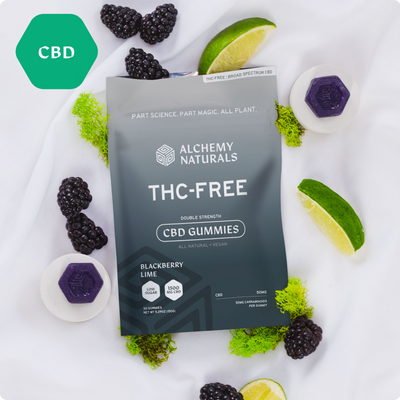 Alchmey Naturals Broad Spectrum CBD Gummies - THC Free - Headshop.com