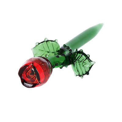 Thorny Rose Glass Dab Tool - 5.5"