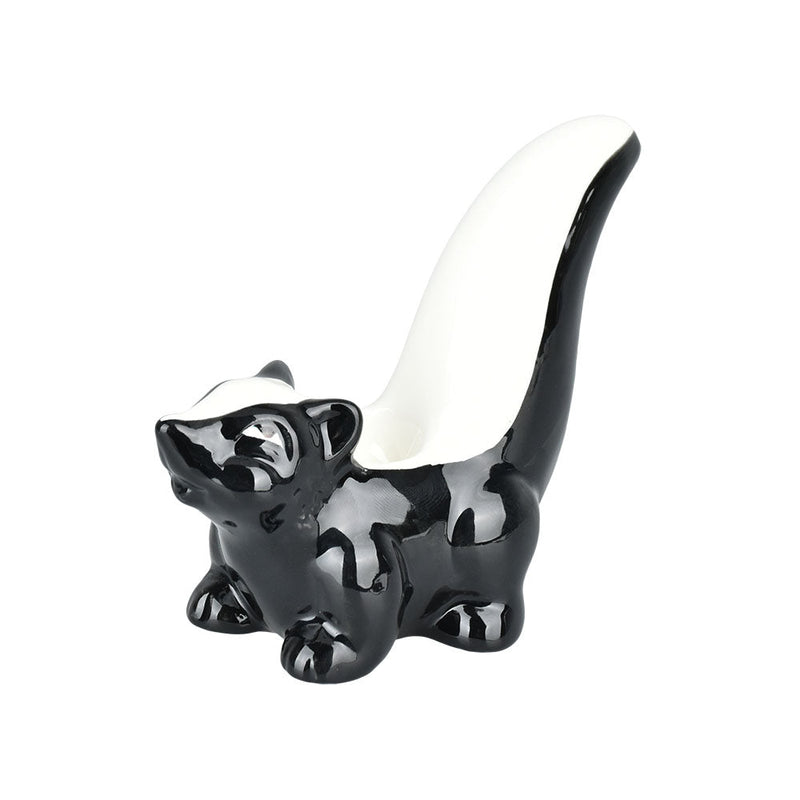 Wacky Bowlz Skunk Ceramic Hand Pipe | 4.5" - Headshop.com