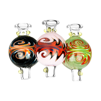 UV Thermal Worked Bubble Carb Cap - 28mm / Colors Vary - Headshop.com