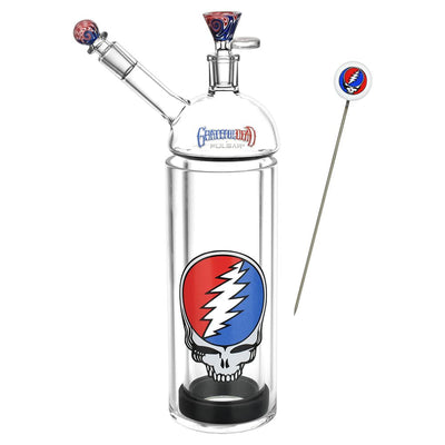 Grateful Dead x Pulsar Glass Gravity Waterpipe - 12.25" / 14mm F