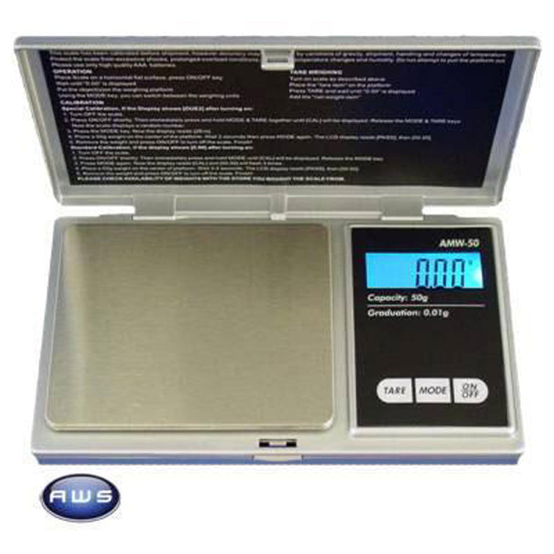 AWS Standard Digital Pocket Scale | 600g x 0.1g - Headshop.com