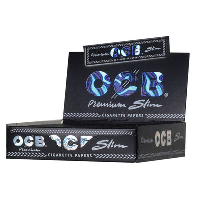 24pc Display - OCB Premium Slim Rolling Papers - Headshop.com