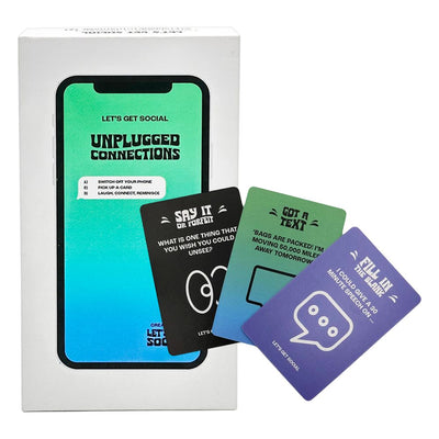 Let's Get Social Unplugged Connections Card Game