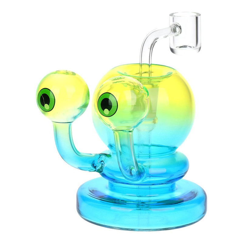 Neon Sponge Bob Pet Beastie Glass Dab Rig - 4" / 14mm F