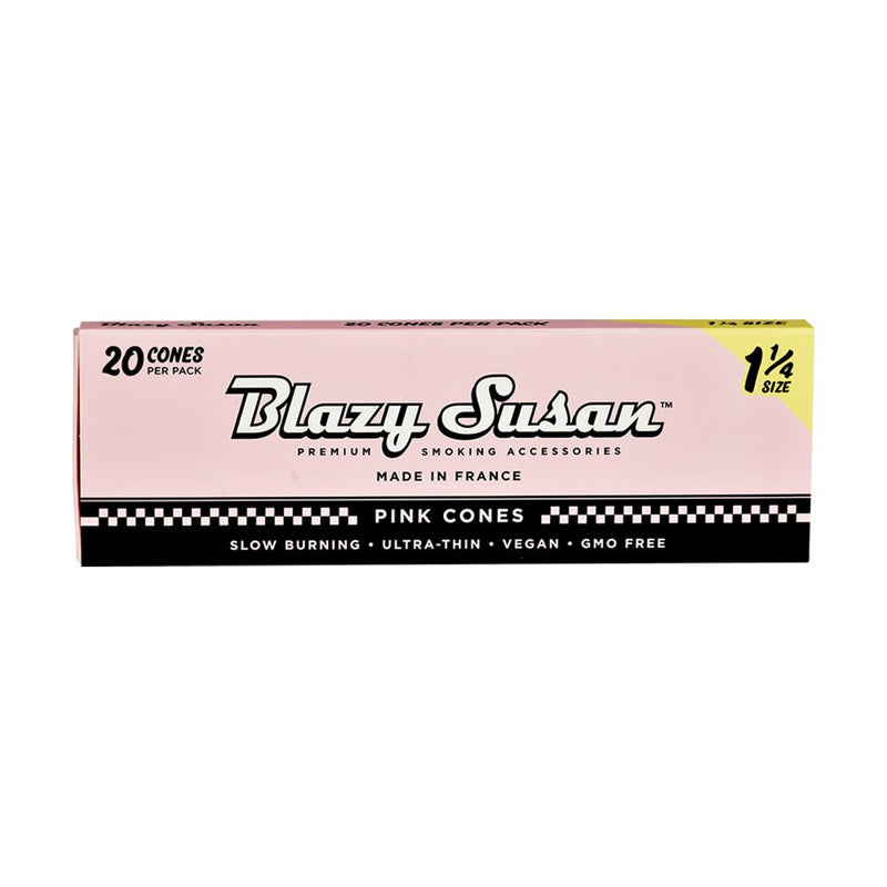 Blazy Susan Pre-Rolled Cones Slide Box | 1 1/4 | 20pc | 12pk Display Blazy Susan Pre-Rolled Cones Slide Box | 1 1/4 | Cone