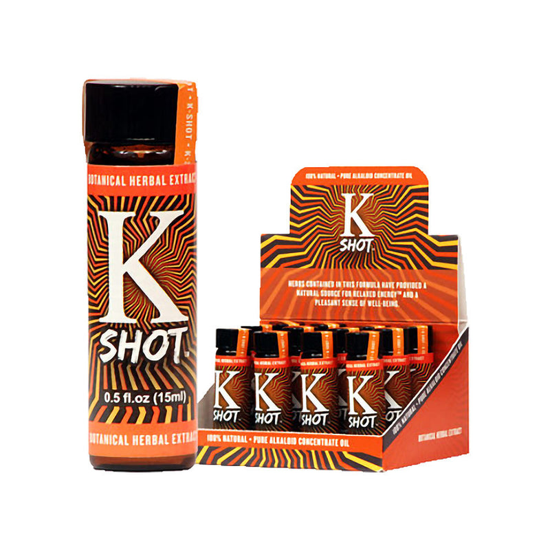 K-Shot Kratom Shot - 15mL / 12PC DISPLAY - Headshop.com