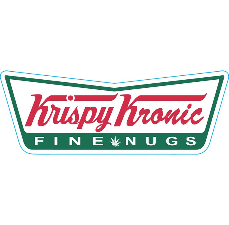 Krispy Kronic Sticker - 5" x 2"