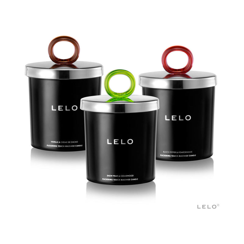 LELO Massage Candle - Black Pepper & Pomegranate Scent - Headshop.com