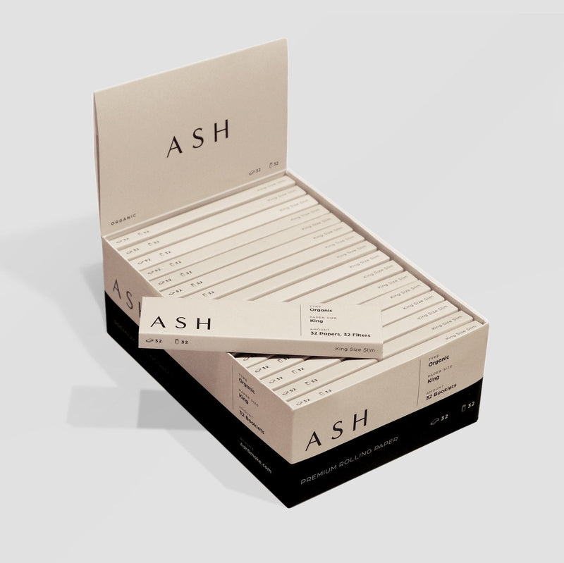 ASH Rolling Papers | King | Organic | Box - Headshop.com