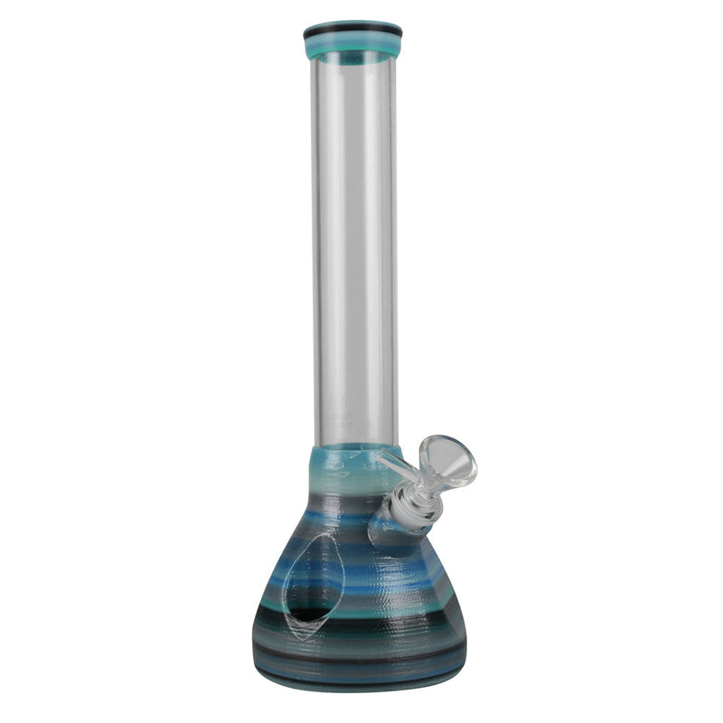 Kayd Mayd 3D Printed Beaker Waterpipe - 12" / Colors Vary - Headshop.com