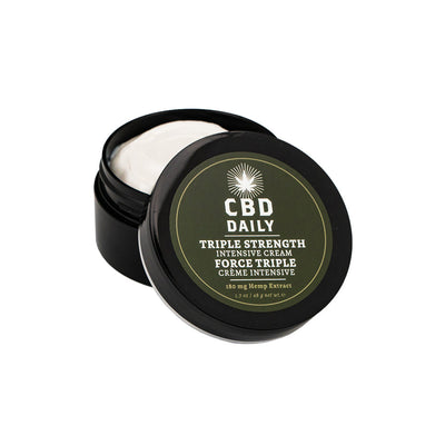 Earthly Body CBD Daily Intensive Cream Triple Strength (Mint Scent) 1.7oz - Headshop.com