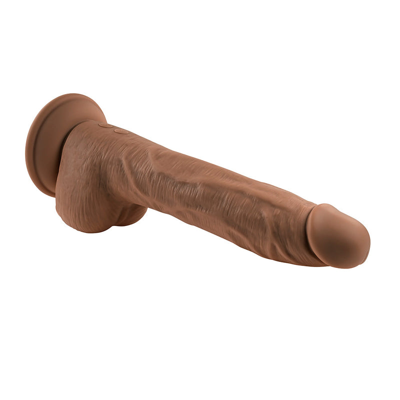 Evolved Thrust In Me Thrusting Vibrating 9.25 in. Dildo Dark