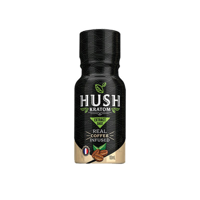 Hush Coffee Kratom Shot - 10ml 12PC DISP - Headshop.com