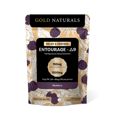 Gold Naturals 5 mg Entourage Δ9 Gummy