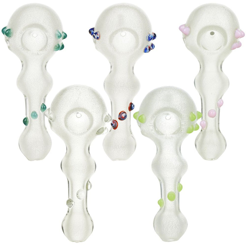 Inner Illumination Glow In The Dark Spoon Pipe - 4.5" / Colors Vary - Headshop.com