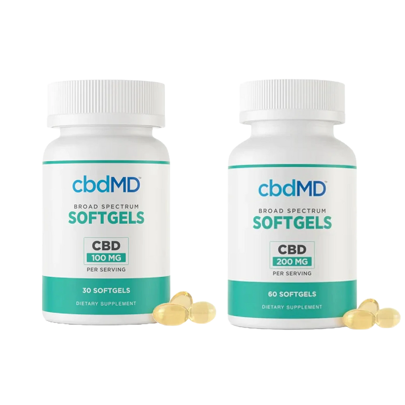 cbdMD CBD Softgel Capsules (3000MG - 6000MG) - Headshop.com