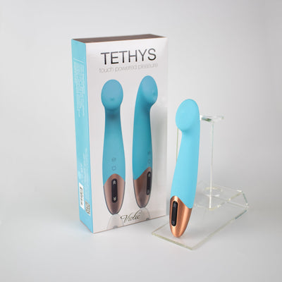 Tethys Touch Panel G-Spot Vibrator Blue