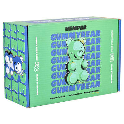 Hemper Gummy Bear Glass Water Pipe - 6.5" / 14mm F - Headshop.com