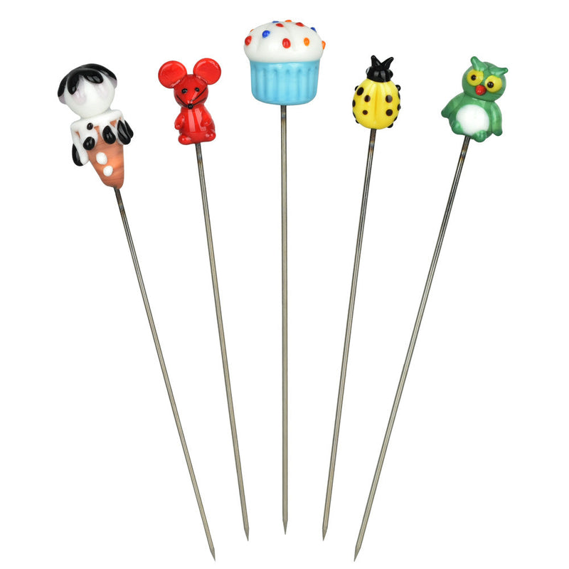 Glass Hairpin/Poker Version 2 - 5"/ 50pcs - Headshop.com