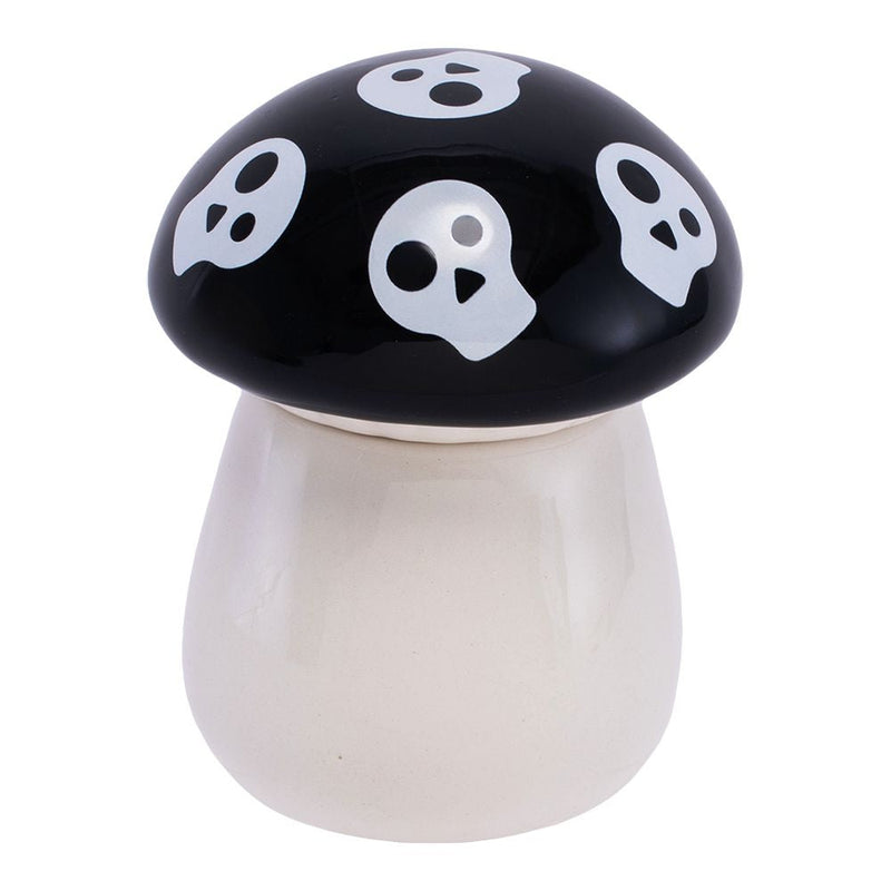 Fujima Mushroom Skull Ceramic Stash Jar - 4.25"