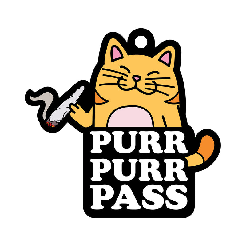 Wood Rocket Air Freshener Purr Purr Pass