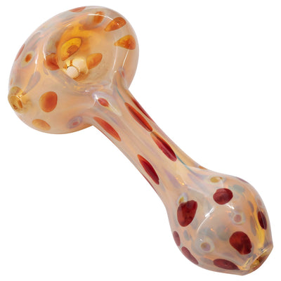 LA Pipes Polka Dot Glass Spoon Pipe - Headshop.com